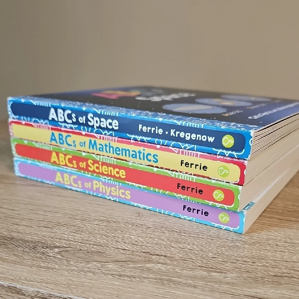 ABCs of Science & Learning Board Book Set - Colorful Kids Educational Books